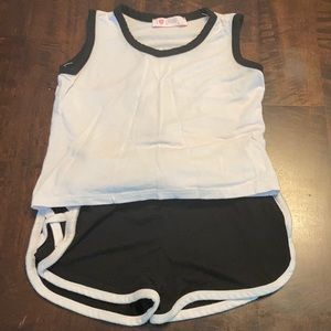 Tank and shorts